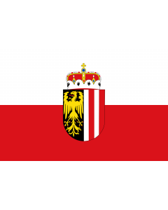 Flag: Upper Austria (Oberösterreich)