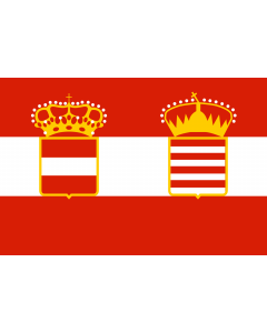 Flag: Naval Ensign of Austria Hungary 1918