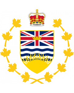 Flag: Crest of the Lieutenant Governor of British Columbia