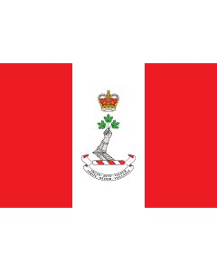 Flag: Royal Military College of Canada RMC; which was used to help create the current Canadian