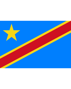 Flag: Congo, the Democratic Republic