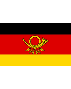 Flag: The service flag of German Federal Post