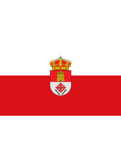 Flag: Abenójar, in Ciudad Real province, Spain