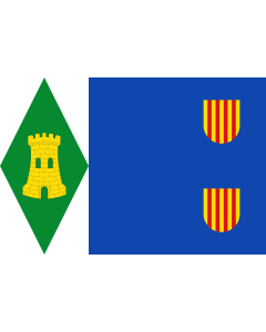 Flag: Torrijo del Campo | Torrijo del Campo De paño azul