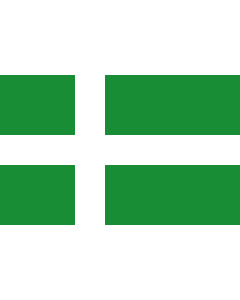 Flag: Sami people (unofficial) - the colours (green and white), construction details and dimensions (proportions  10 16, 4-2-4 and 5-2-9) based primarily on the description mentioned at Unofficial flags of Sami People (FOTW) and Sami People (FOTW) 



NOT