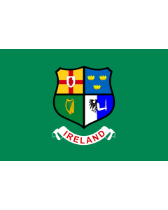 Flag: Ireland hockey team | Field hockey team of Ireland  Four Provinces coat of arms -- Ulster