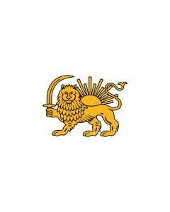 Flag: Persian diplomatic flag introduced by Fath Ali Shah