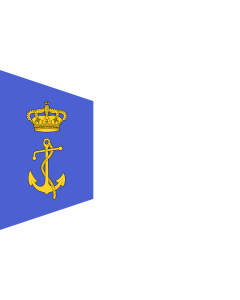 Flag: Burgee of auxiliary fleet of the Regia Marina