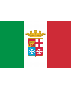 Flag: Naval Ensign of Italy