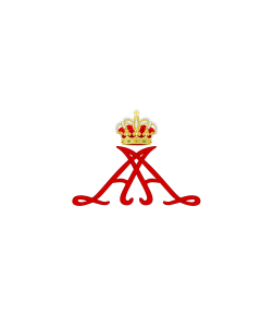 Flag: Personal standard of Prince Alberto II of Monaco