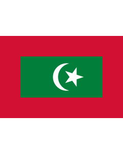 Flag: Presidential standard of the Maldives