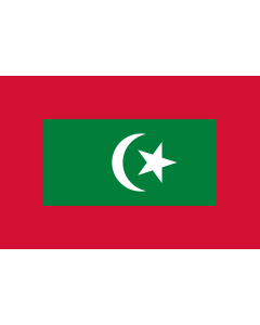 Flag: Presidential standard of the Maldives
