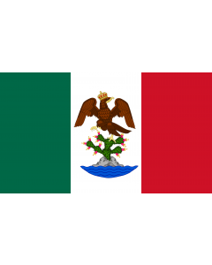 Flag: First Mexican Empire