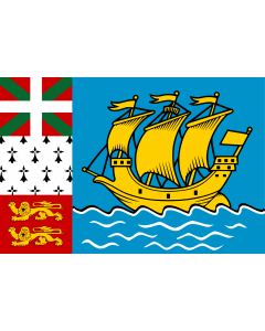 Flag: Saint Pierre and Miquelon