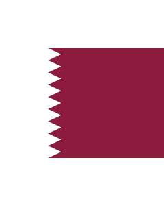 Flag: Qatar
