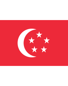 Flag: The standard used by the President of Singapore