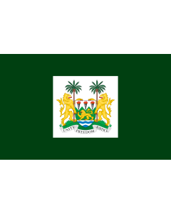 Flag: President of Sierra Leone | Standard of the President of Sierra Leone