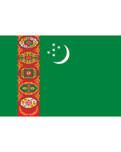 Flag: Turkmenistan