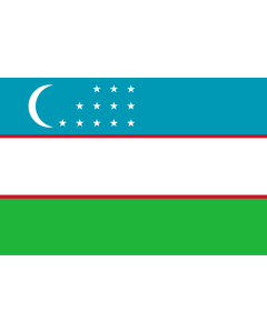 Flag: Uzbekistan