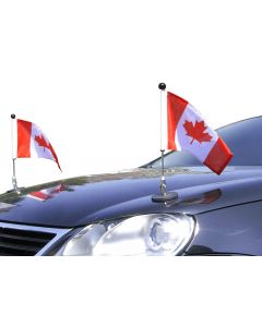  Pair  Magnetic Car Flag Diplomat-1 Canada