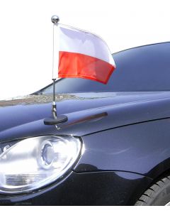  Magnetic Car Flag Diplomat-1-Chrome Poland