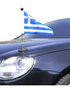  Magnetic Car Flag Pole Diplomat-1.30 Greece