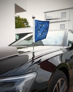  Car Flag Pole Diplomat-Z-Chrome-PRO-Audi-A6-C8  for Audi A6 (C8) (2018-)